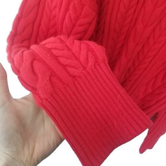 Philosophy Womens Fisherman Sweater Cable Knit Holiday Cozy Cabin Preppy Size XL - Picture 4 of 9